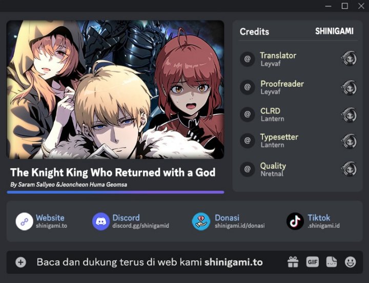 Baca The Knight King Who Returned with a God - Chapter 134 halaman 1