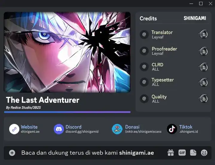 Baca The Last Adventurer - Chapter 92 halaman 1