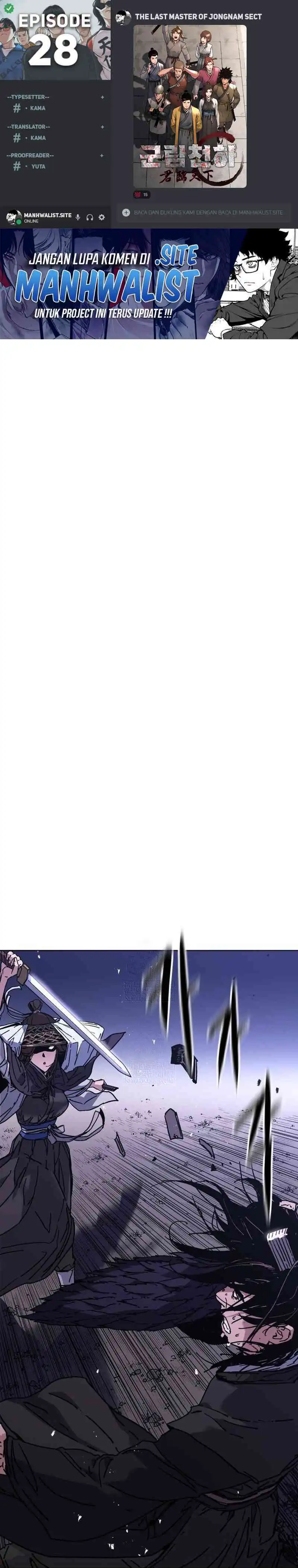 Baca The Last Master of Jongnam Sect - Chapter 28 halaman 1