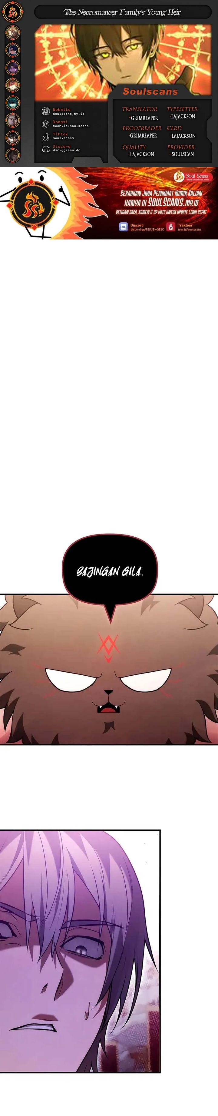 Baca Komik The Necromancer Family’s Young Heir Chapter 36 halaman 1
