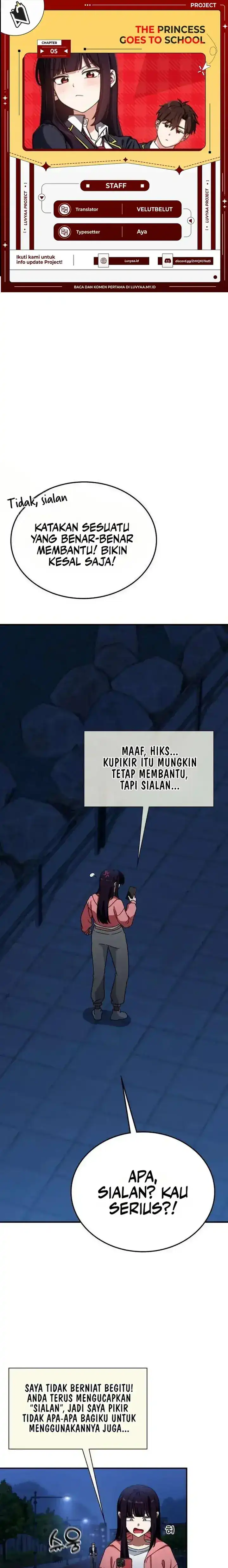 Baca The Princess Goes to School - Chapter 05 halaman 1