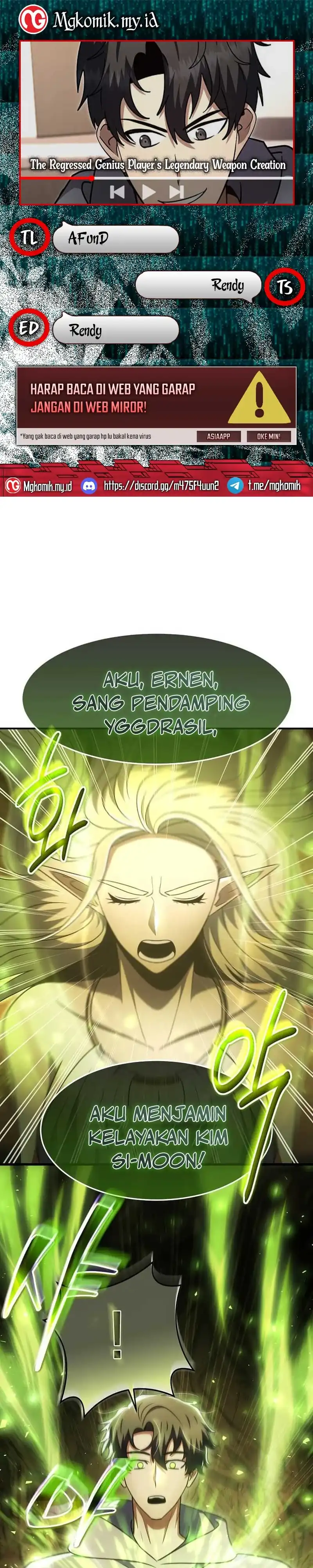 The Regressed Genius Player’s Legendary Weapon Creation Chapter 59 page 2