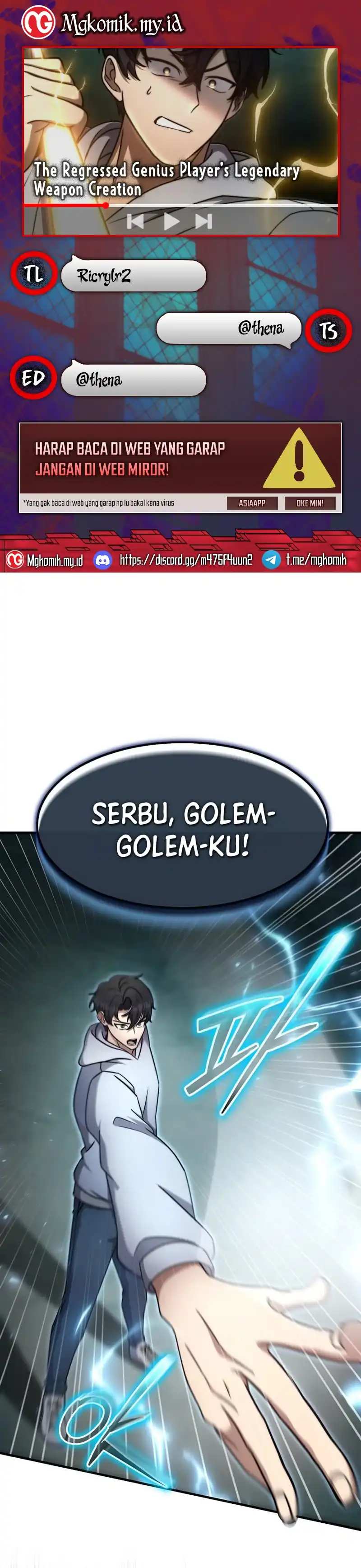 Baca The Regressed Genius Player's Legendary Weapon Creation - Chapter 69 halaman 1
