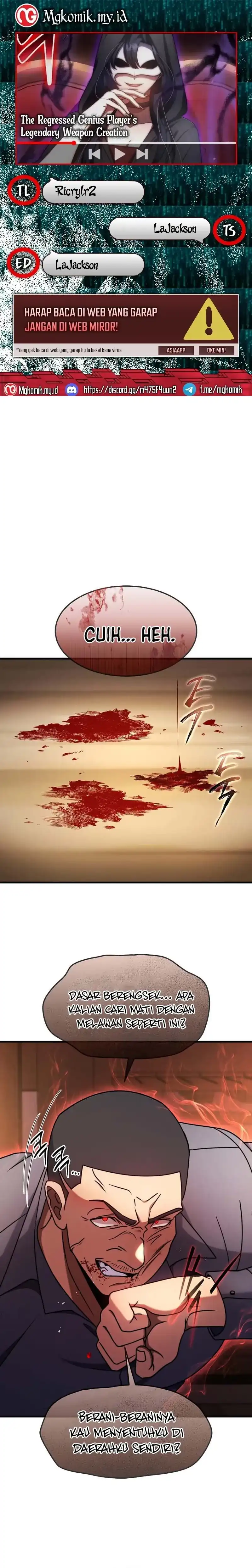 Baca The Regressed Genius Player's Legendary Weapon Creation - Chapter 73 halaman 1