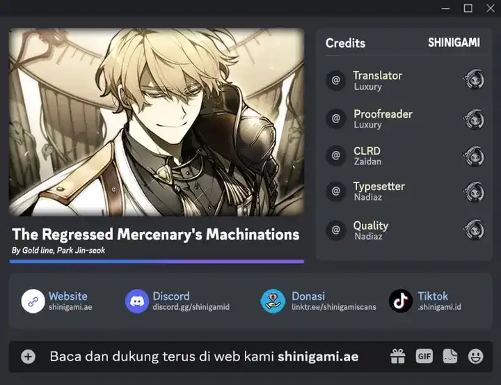 Baca The Regressed Mercenary’s Machinations - Chapter 68 halaman 1