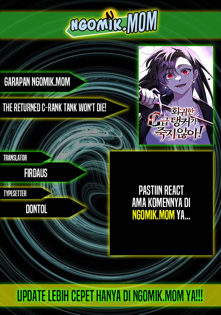 Baca The Returned C-Rank Tank Won't Die! - Chapter 1 halaman 1