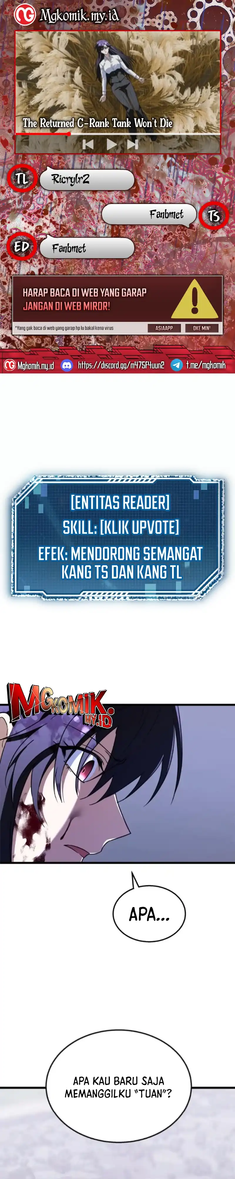 Baca The Returned C-Rank Tank Won't Die! - Chapter 40 halaman 1