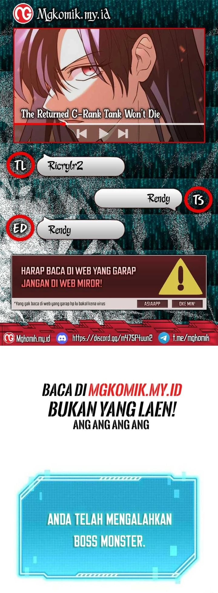 Baca The Returned C-Rank Tank Won't Die! - Chapter 44 halaman 1