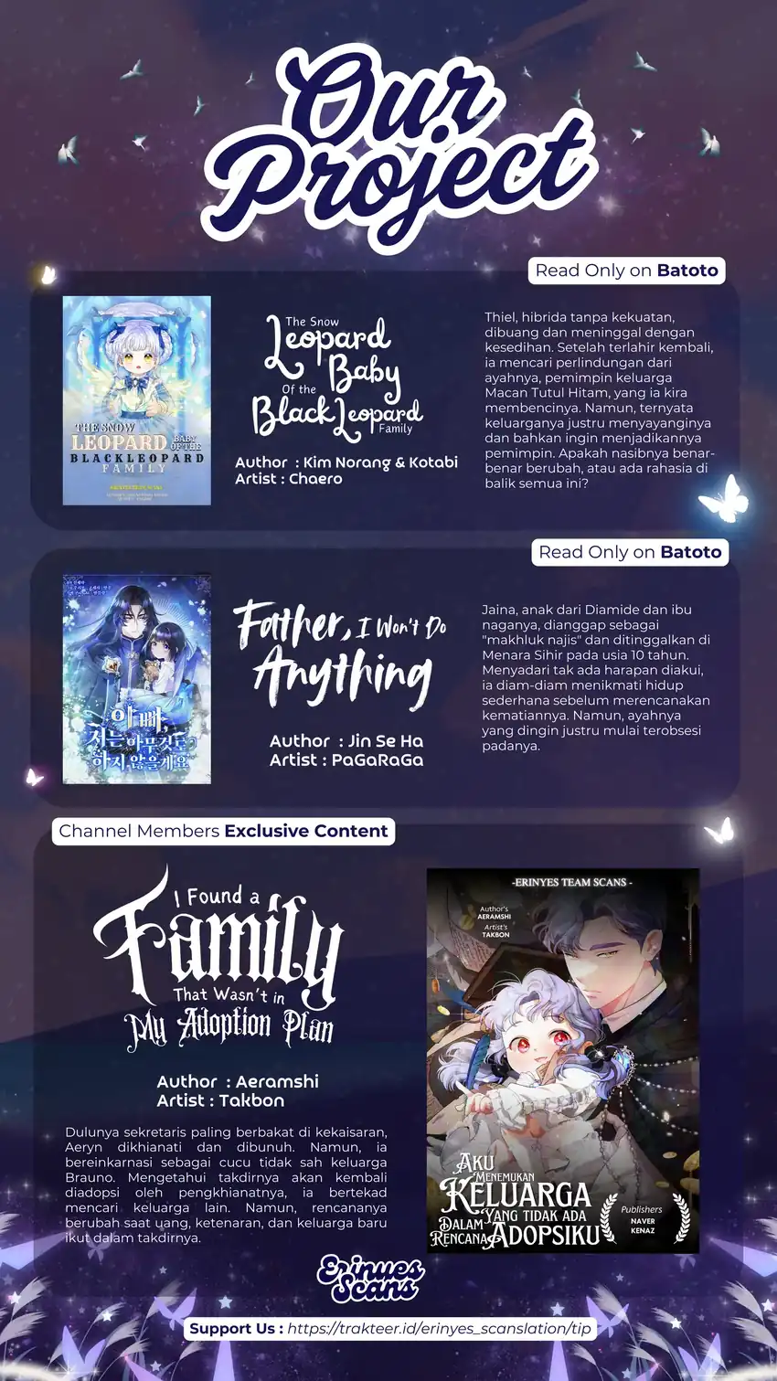 Baca The Snow Leopard Baby of the Black Leopard Family - Chapter 01.5 halaman 22