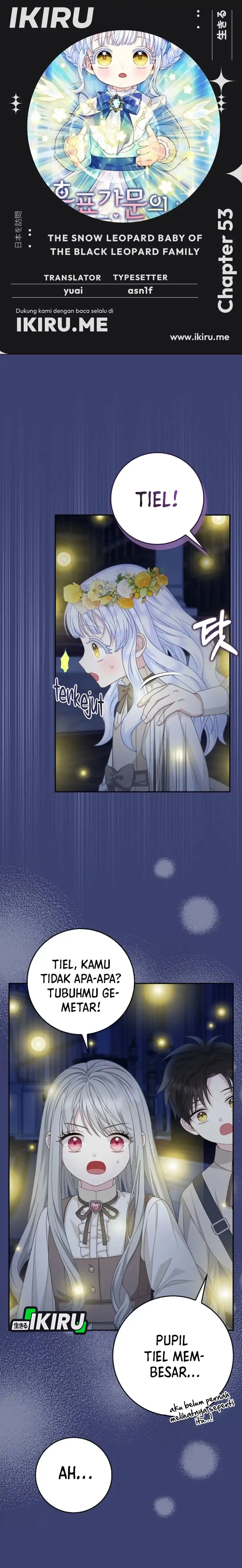 Baca The Snow Leopard Baby of the Black Leopard Family - Chapter 53 halaman 1