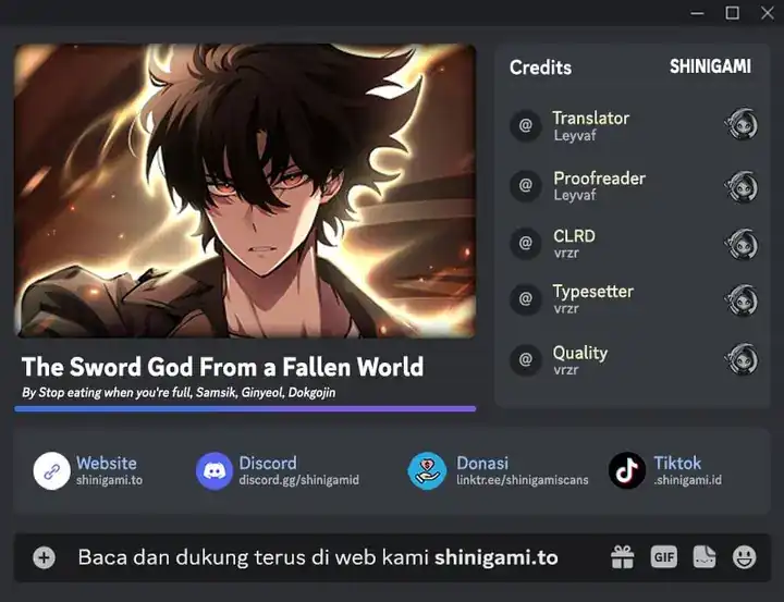 Baca The Sword God From A Fallen World - Chapter 44 halaman 1