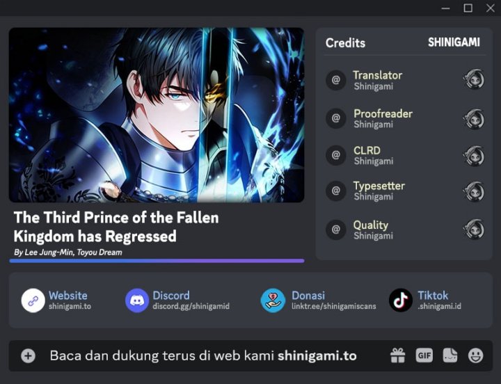 Baca The Third Prince Of The Fallen Kingdom has Regressed Chapter 38 - Halaman 1 Baca The Third Prince Of The Fallen Kingdom has Regressed - Chapter 38 halaman 1