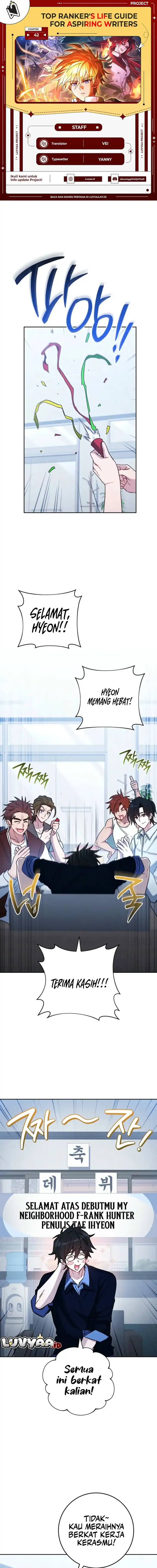 Baca The Top Ranker's Aspiring Writer Life Manual - Chapter 42 halaman 1