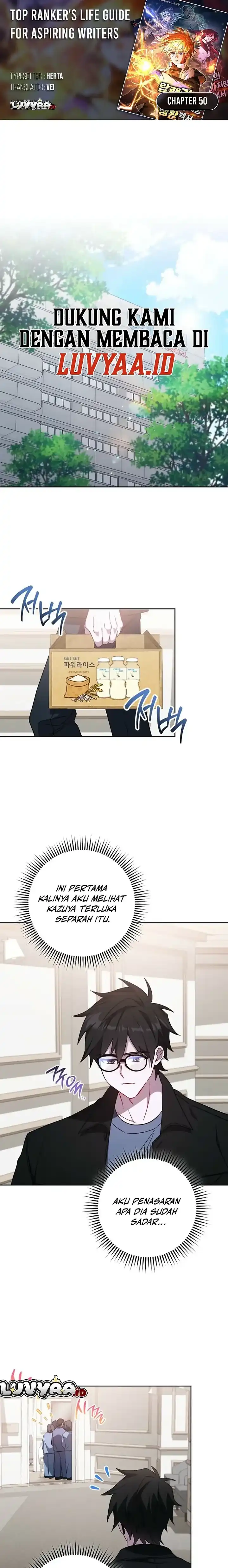 Baca The Top Ranker's Aspiring Writer Life Manual - Chapter 50 halaman 1