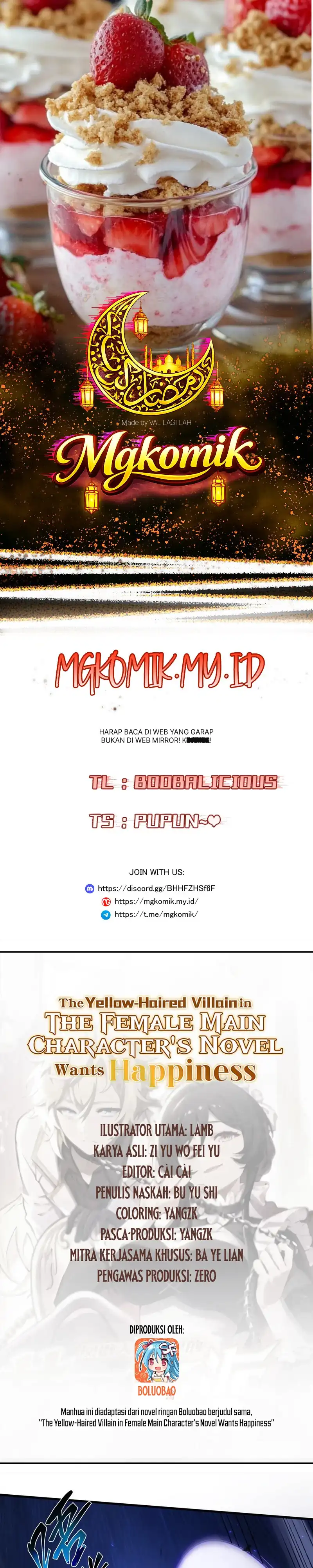 Baca The Yellow-haired Villain in Female Main Character's Novel wants Happiness - Chapter 61 halaman 1