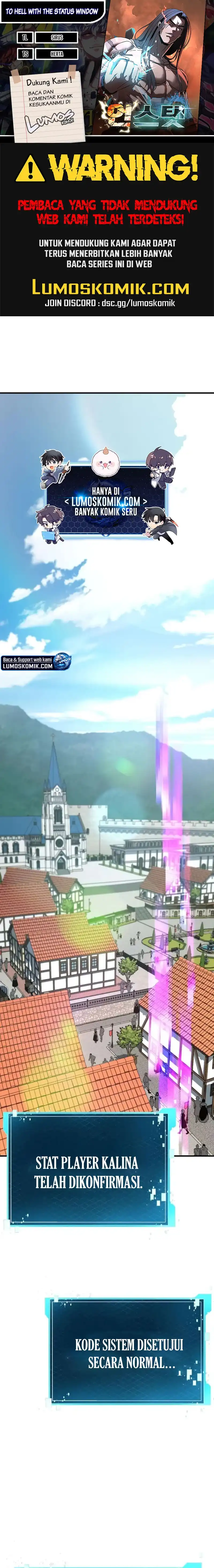 Baca To Hell With the Status Window - Chapter 10 halaman 1