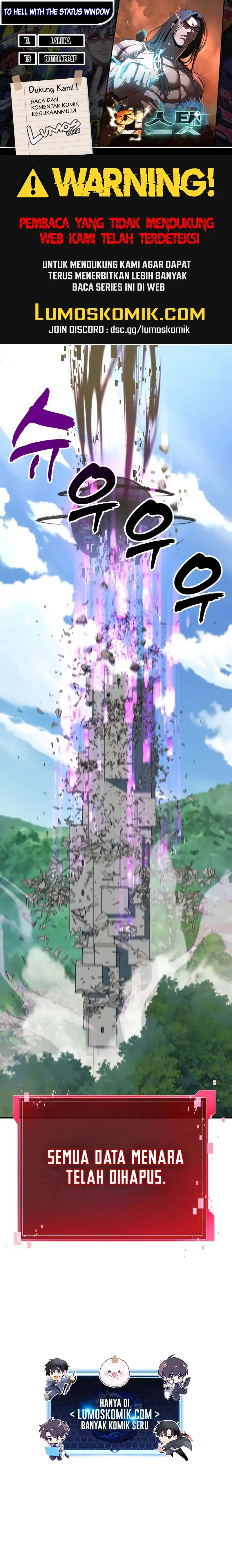 Baca To Hell With the Status Window - Chapter 8 halaman 1