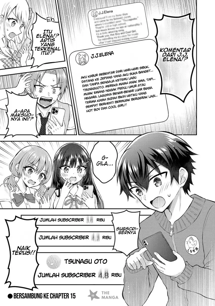 Baca Tonari no Seki no Inkya Joshi ga Oshi Utaite Datta – Ore no Kyoku wo Uttatekure! - Chapter 14.2 halaman 14