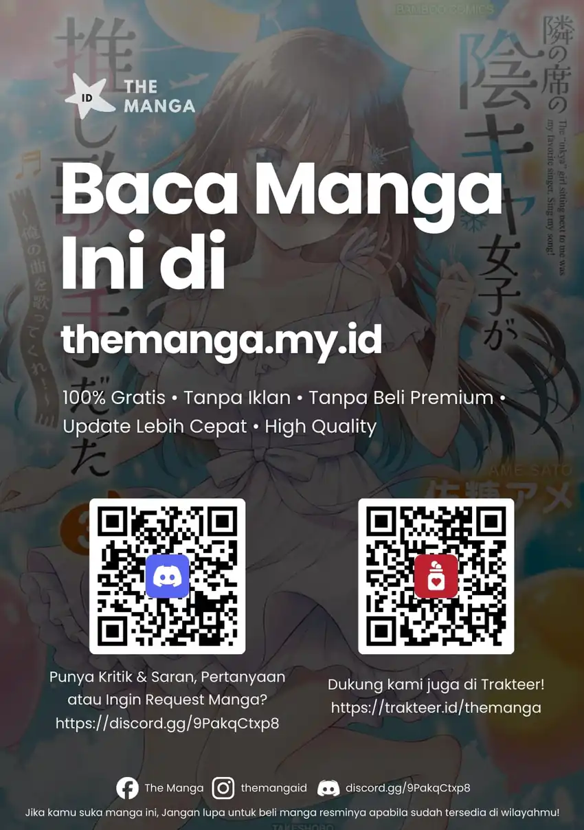 Baca Tonari no Seki no Inkya Joshi ga Oshi Utaite Datta – Ore no Kyoku wo Uttatekure! - Chapter 16 halaman 25