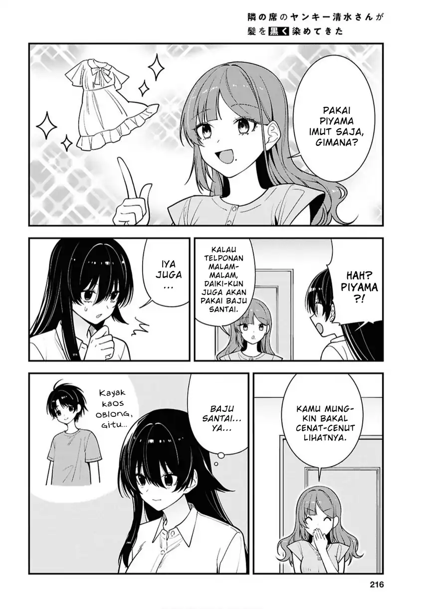 Baca Tonari no Seki no Yankee JK no Jakuten - Chapter 17 halaman 18