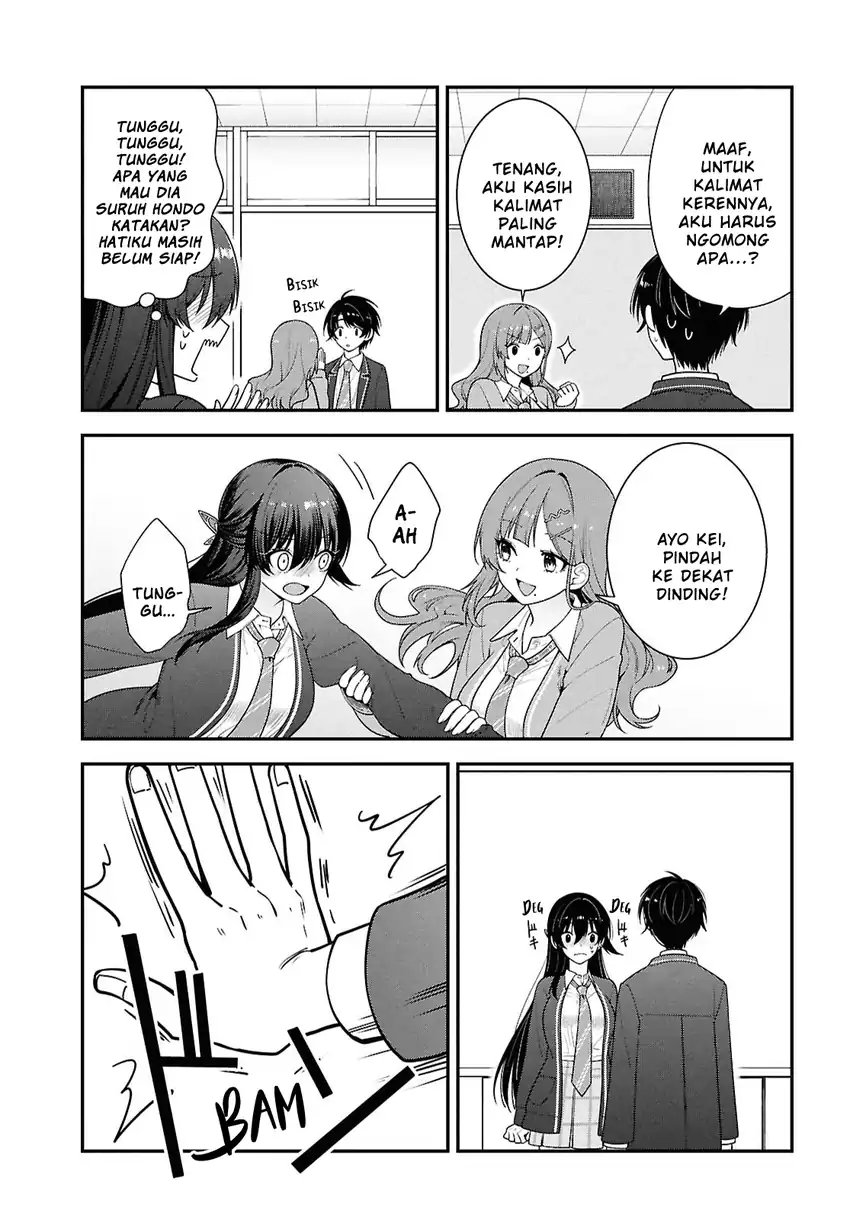 Baca Tonari no Seki no Yankee Shimizu-san ga Kami o Kuroku Sometekita - Chapter 14 halaman 21