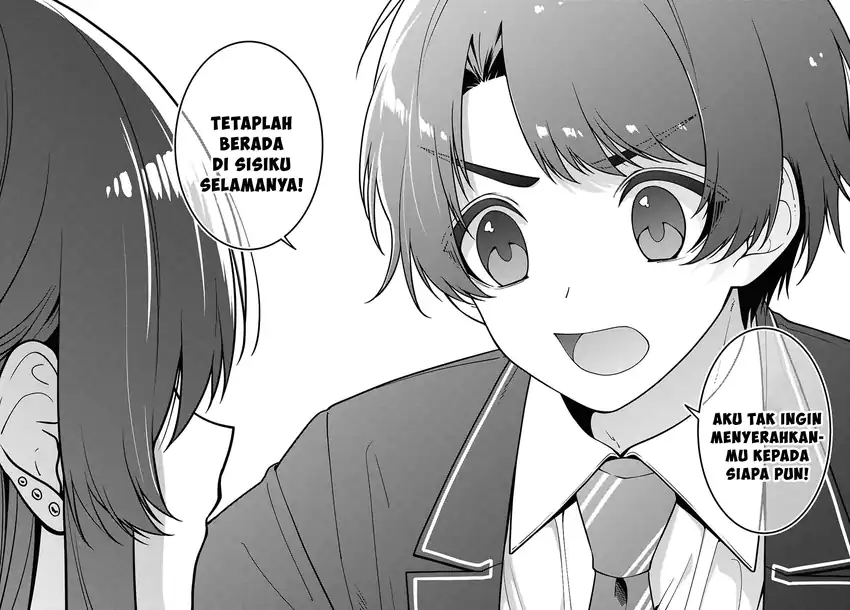 Baca Tonari no Seki no Yankee Shimizu-san ga Kami o Kuroku Sometekita - Chapter 14 halaman 22