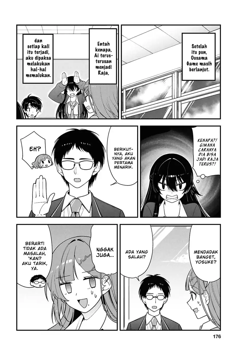 Baca Tonari no Seki no Yankee Shimizu-san ga Kami o Kuroku Sometekita - Chapter 14 halaman 25