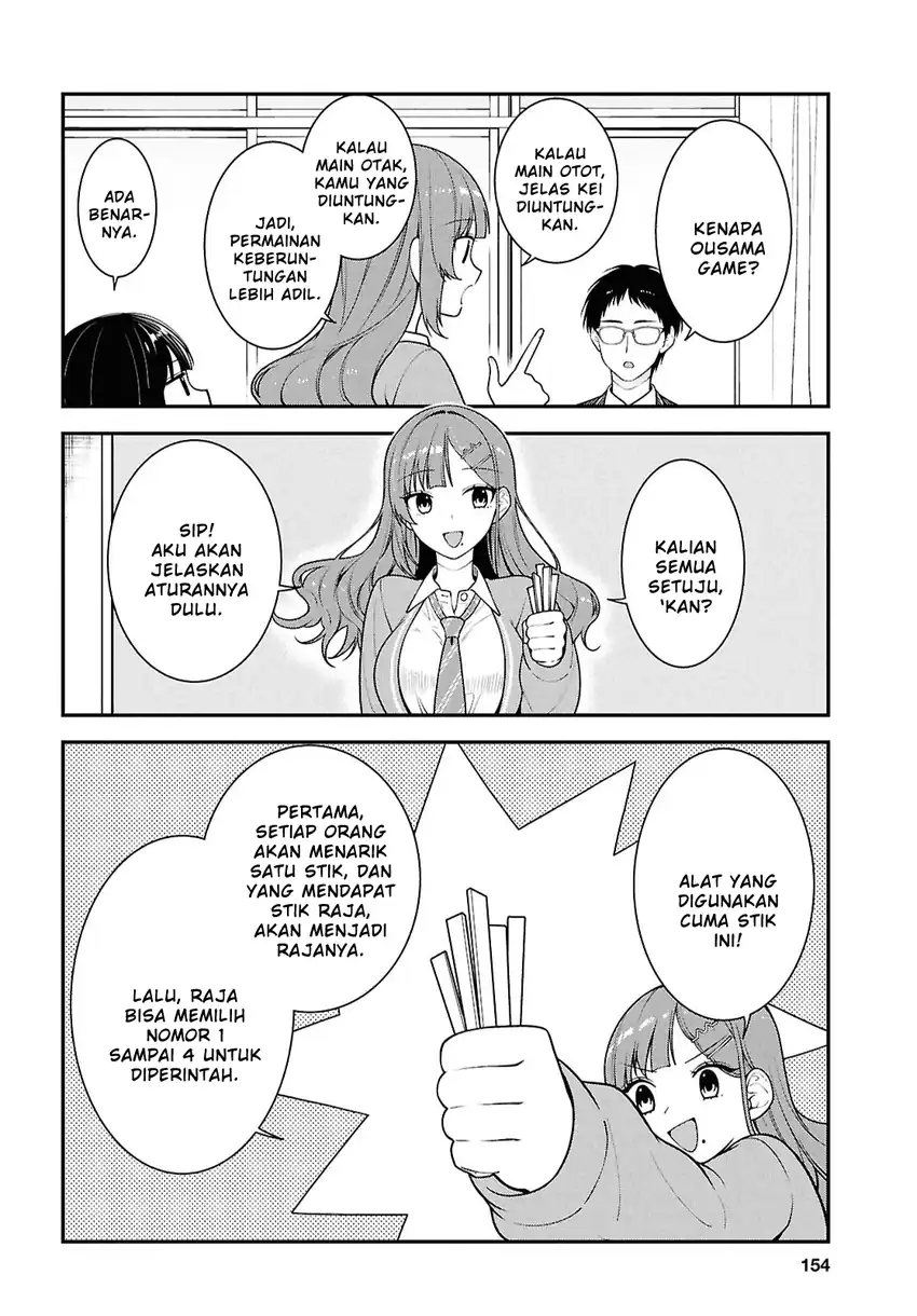 Baca Tonari no Seki no Yankee Shimizu-san ga Kami o Kuroku Sometekita - Chapter 14 halaman 4