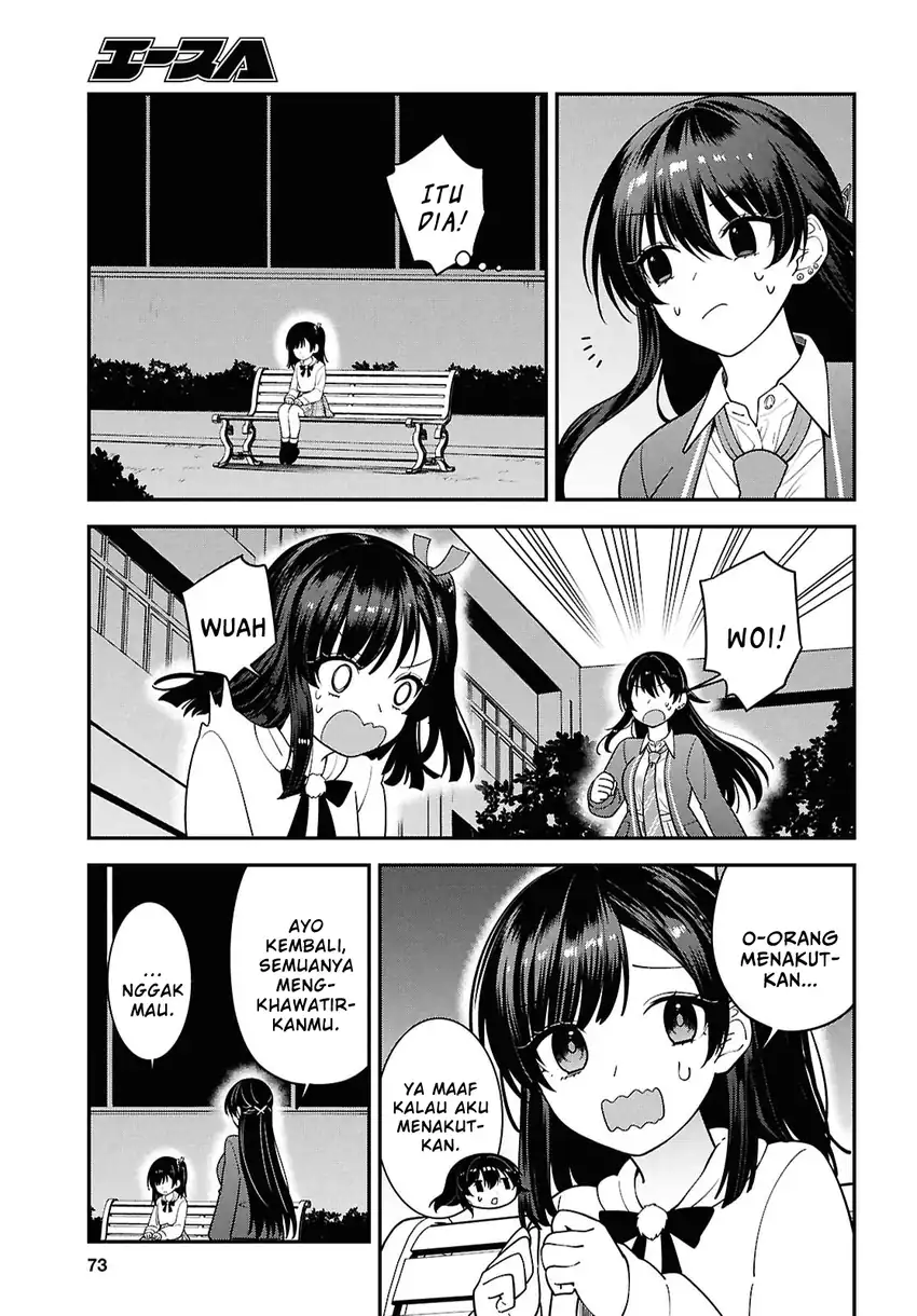 Baca Tonari no Seki no Yankee Shimizu-san ga Kami o Kuroku Sometekita - Chapter 15 halaman 11