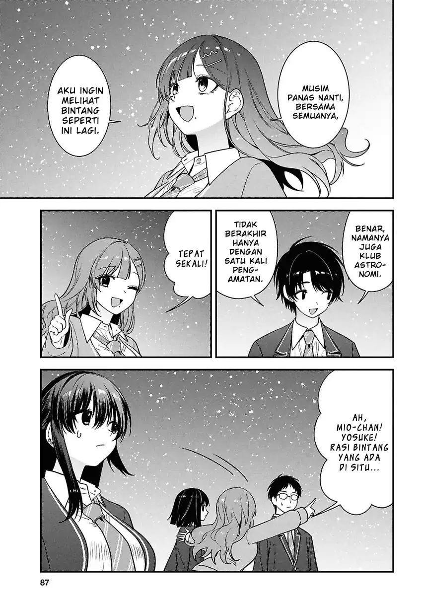 Baca Tonari no Seki no Yankee Shimizu-san ga Kami o Kuroku Sometekita - Chapter 15 halaman 24