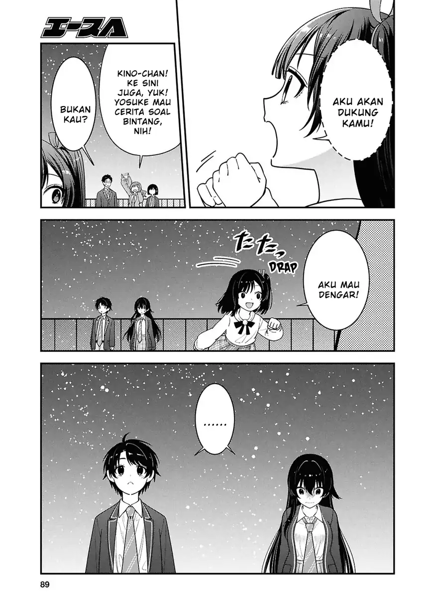 Baca Tonari no Seki no Yankee Shimizu-san ga Kami o Kuroku Sometekita - Chapter 15 halaman 26