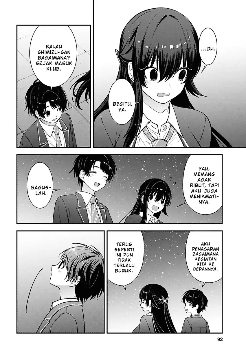 Baca Tonari no Seki no Yankee Shimizu-san ga Kami o Kuroku Sometekita - Chapter 15 halaman 29