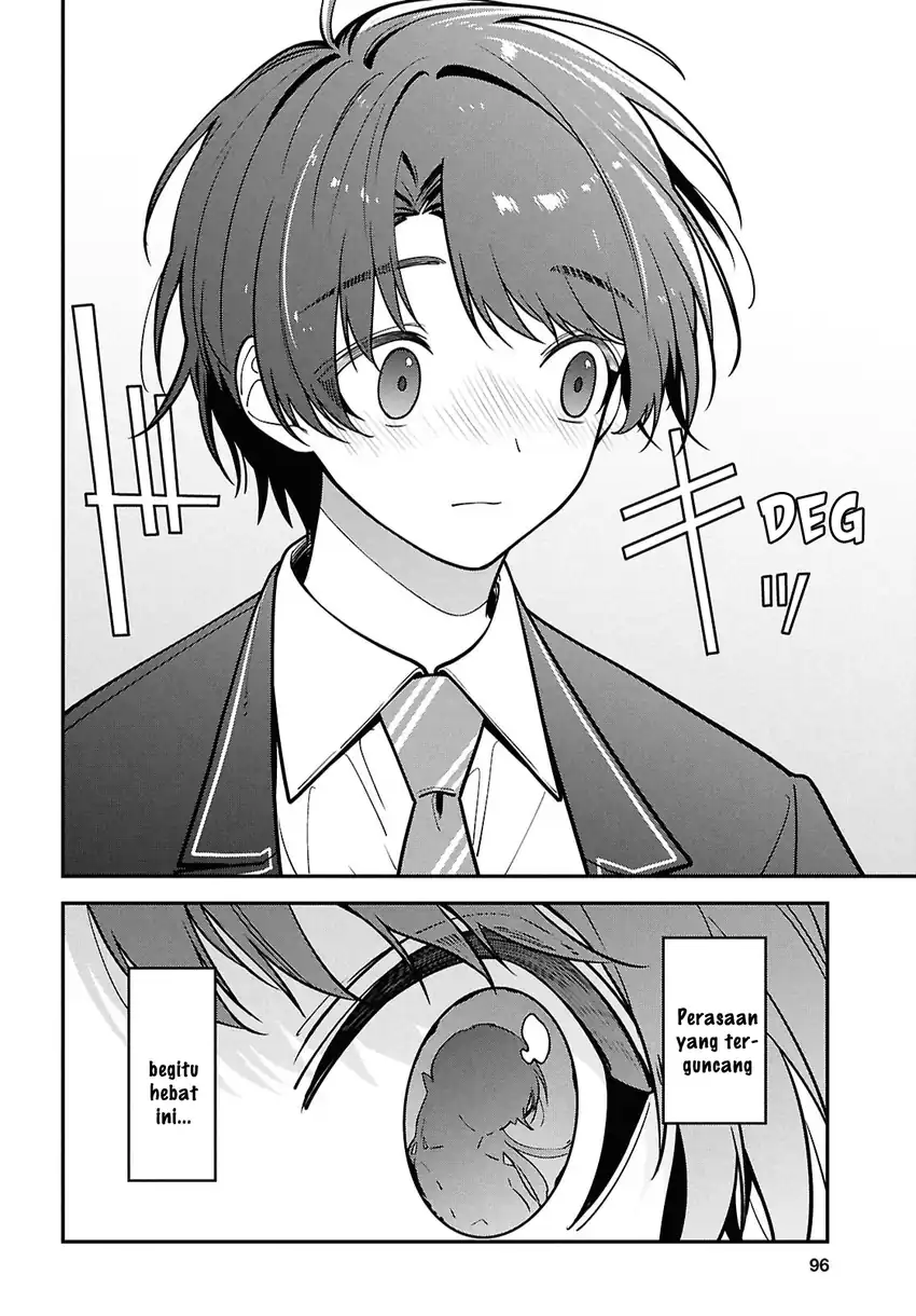 Baca Tonari no Seki no Yankee Shimizu-san ga Kami o Kuroku Sometekita - Chapter 15 halaman 32