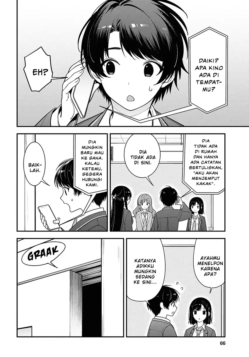 Baca Tonari no Seki no Yankee Shimizu-san ga Kami o Kuroku Sometekita - Chapter 15 halaman 4