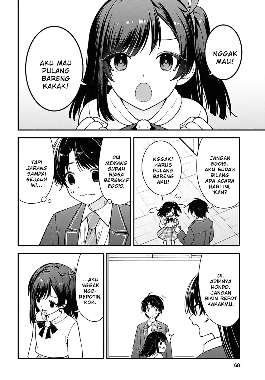 Baca Tonari no Seki no Yankee Shimizu-san ga Kami o Kuroku Sometekita - Chapter 15 halaman 6