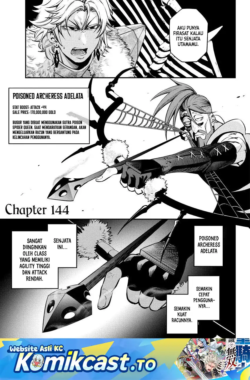 Baca Tsuihou Sareta Tenshou Juu Kishi wa Game Chishiki de Musou Suru - Chapter 144 halaman 2