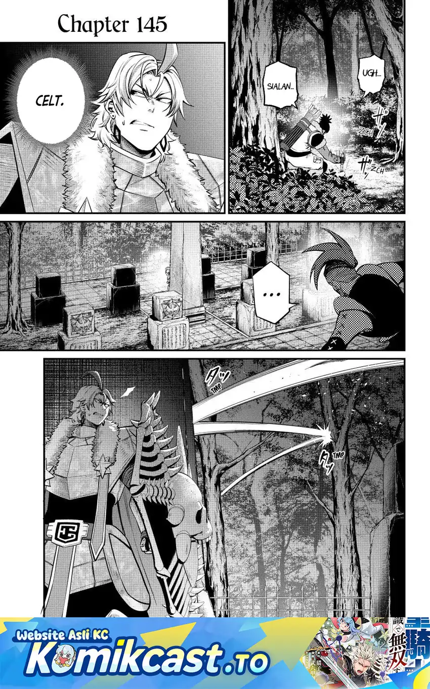 Baca Tsuihou Sareta Tenshou Juu Kishi wa Game Chishiki de Musou Suru - Chapter 145 halaman 2