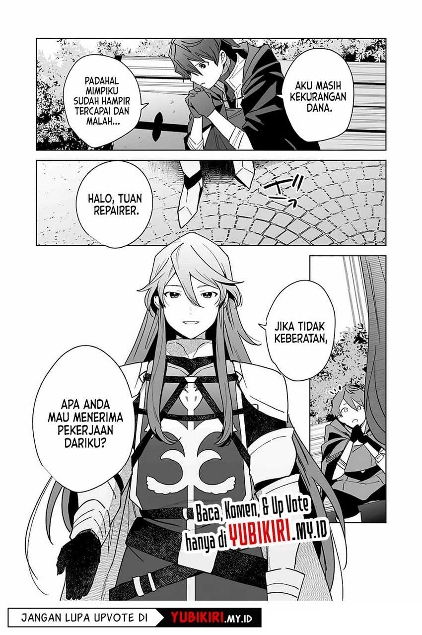 Baca Tsuihousareta Moto Zatsuyou-gakari, Kikakugai no Gijutsu de “Saikou no Shuuzenshi” to Yobareru You ni narimashita - Chapter 01.1 halaman 10