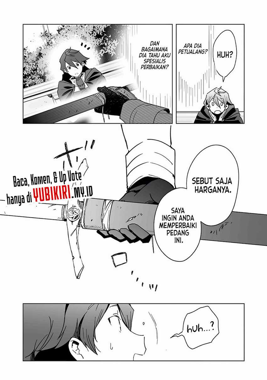 Baca Tsuihousareta Moto Zatsuyou-gakari, Kikakugai no Gijutsu de “Saikou no Shuuzenshi” to Yobareru You ni narimashita - Chapter 01.1 halaman 11
