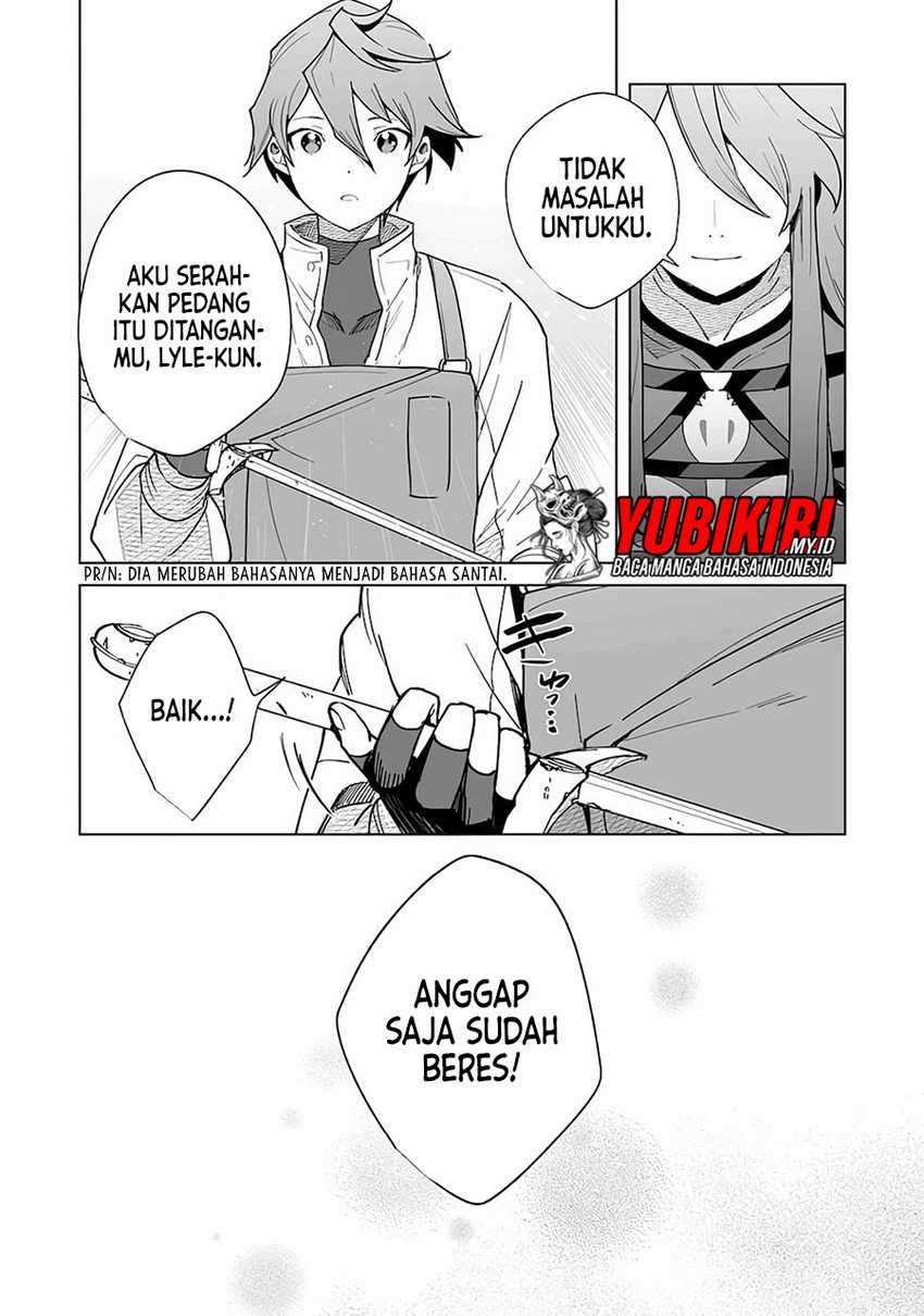 Baca Tsuihousareta Moto Zatsuyou-gakari, Kikakugai no Gijutsu de “Saikou no Shuuzenshi” to Yobareru You ni narimashita - Chapter 01.1 halaman 14