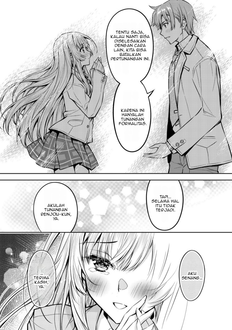 Baca Tsundere Hokuou Bishoujo no Classmate ga, Kon'yakusha ni Natta Totan ni Dere Ippentou ni Natte Shimatta Ken ni Tsuite - Chapter 04 halaman 18