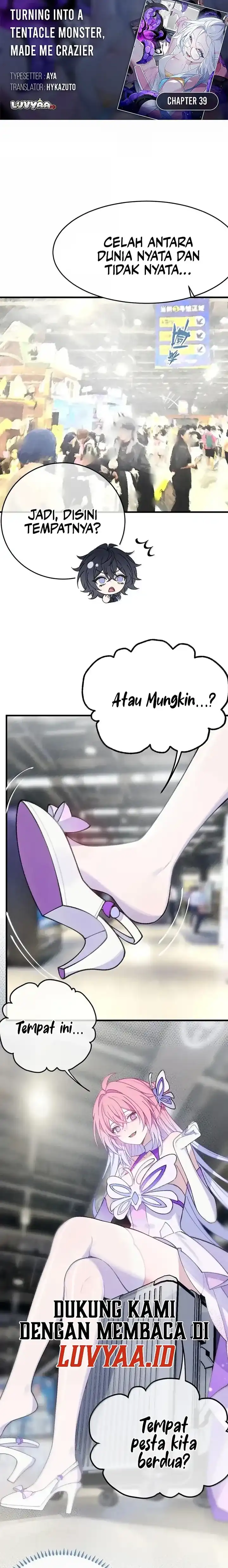 Baca Turning Into A Tentacle Monster, Made Me Crazier - Chapter 39 halaman 1