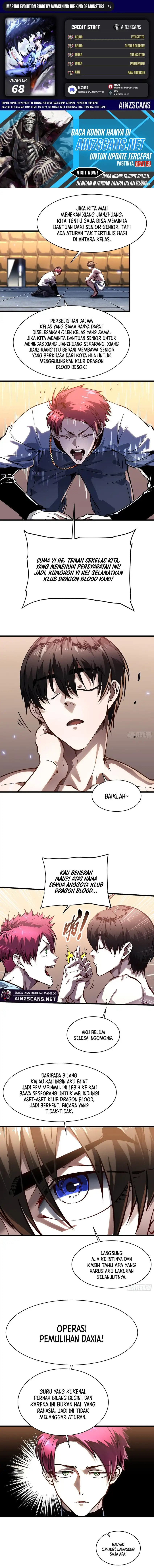 Baca Ultimate Martial Evolution: Begin by Awakening the King of Monsters Chapter 68 - Halaman 1 Baca Ultimate Martial Evolution: Begin by Awakening the King of Monsters - Chapter 68 halaman 1