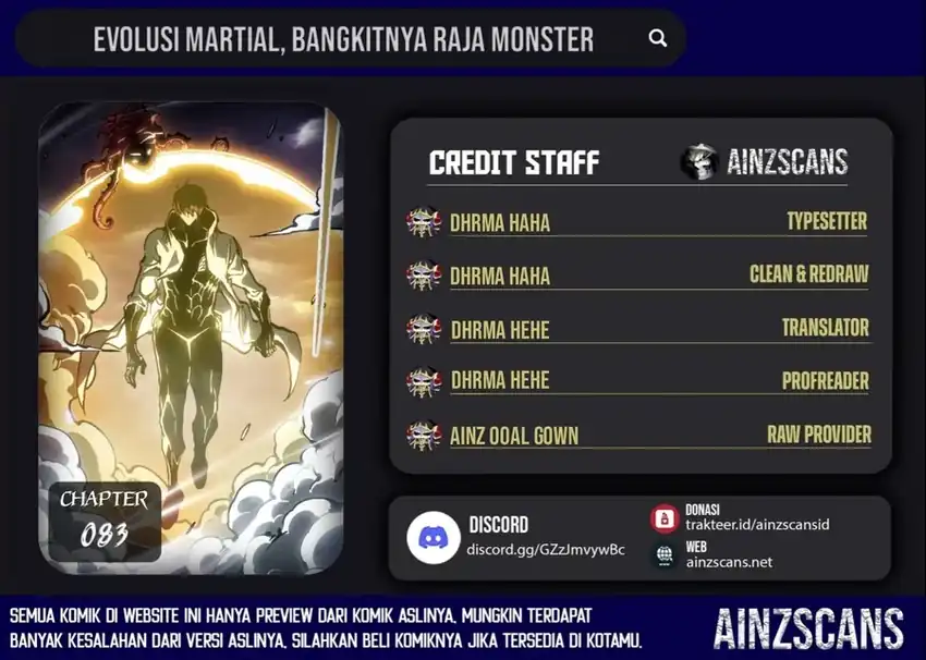 Baca Ultimate Martial Evolution: Begin by Awakening the King of Monsters - Chapter 83 halaman 1