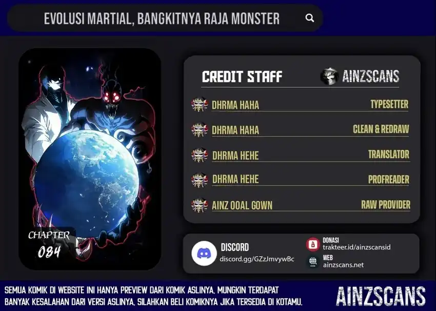 Baca Ultimate Martial Evolution: Begin by Awakening the King of Monsters - Chapter 84 halaman 1