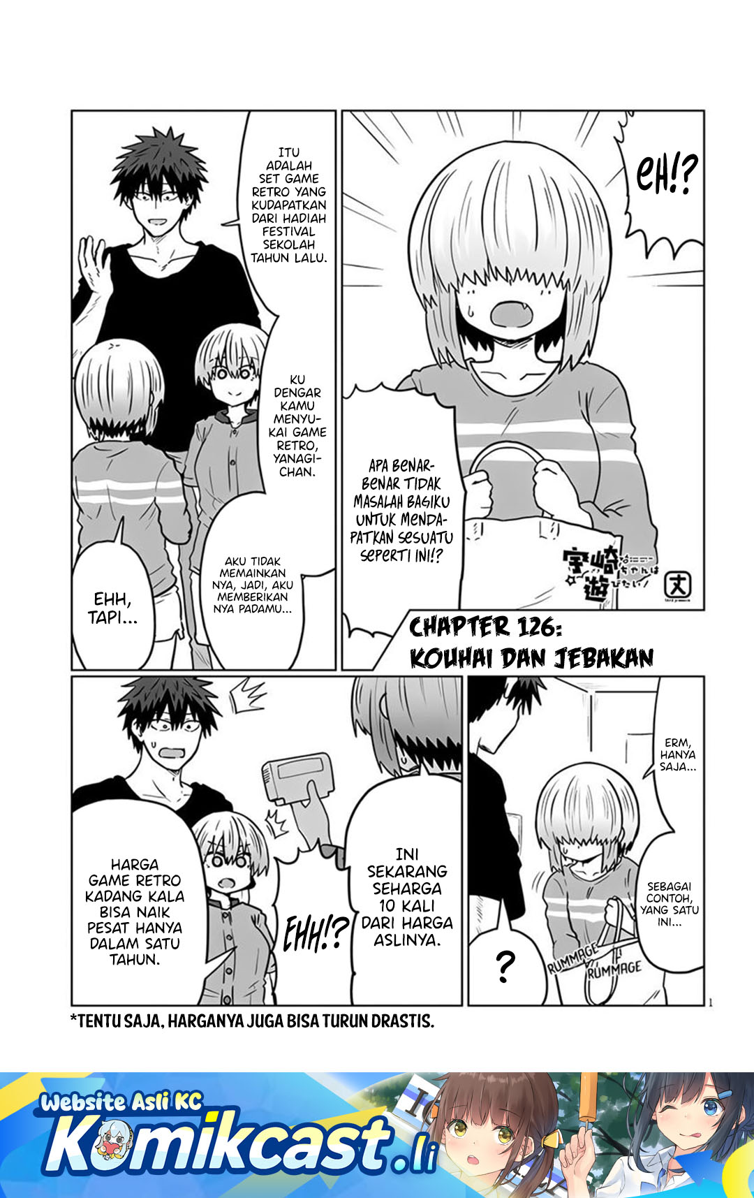 Baca Uzaki-chan wa Asobitai! - Chapter 126 halaman 2