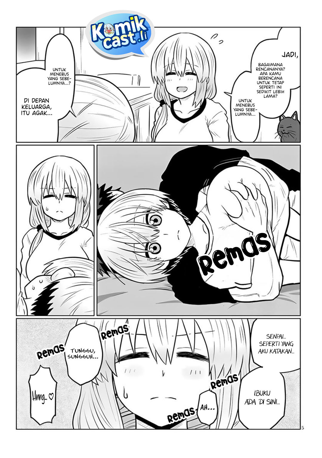 Baca Uzaki-chan wa Asobitai! - Chapter 127 halaman 6