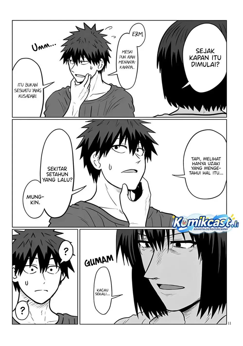 Baca Uzaki-chan wa Asobitai! - Chapter 128 halaman 12