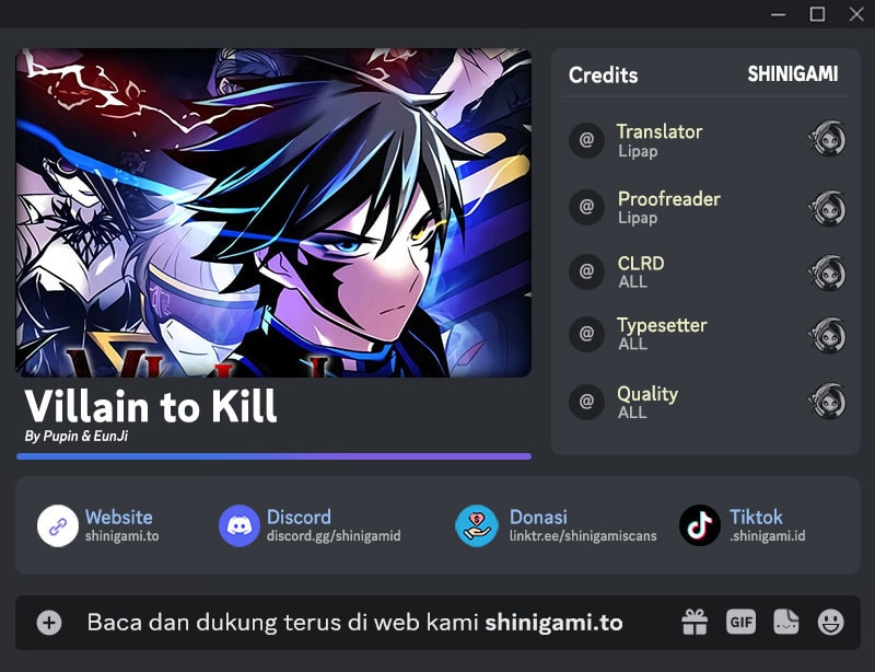 Baca Villain To Kill - Chapter 209 halaman 1