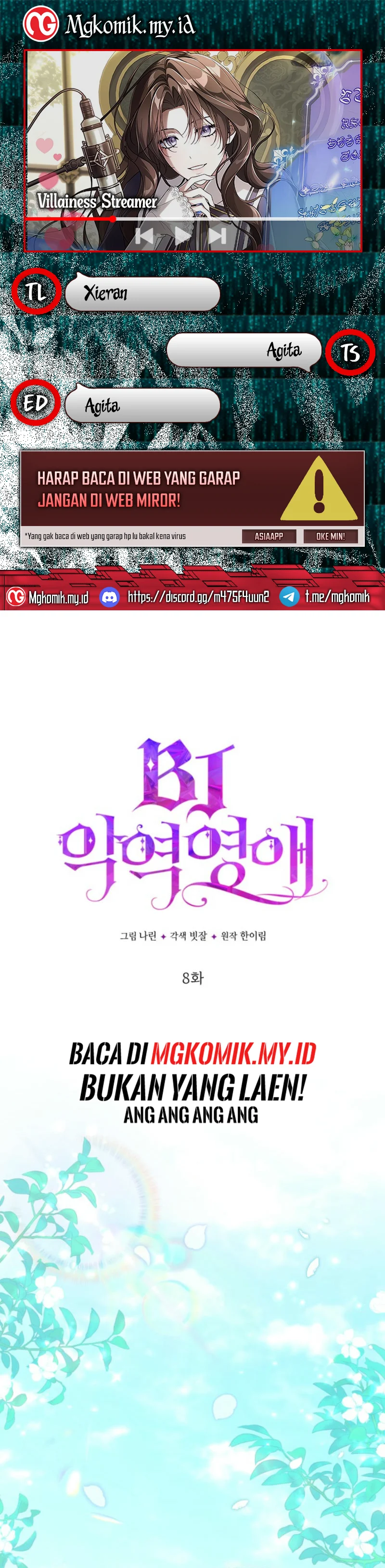 Baca Villainess Streamer - Chapter 08 halaman 1